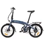 Youin BK1300 Bicicleta Eléctrica Plegable Barcelona Gris 20" (50.8 cm) - 250W 36V 9.6Ah Batería Samsung Extraíble, 6 Velocidades Shimano, Autonomía 45 km, LCD, Frenos Disco