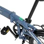 Youin BK1300 Bicicleta Eléctrica Plegable Barcelona Gris 20" (50.8 cm) - 250W 36V 9.6Ah Batería Samsung Extraíble, 6 Velocidades Shimano, Autonomía 45 km, LCD, Frenos Disco