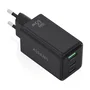 AISENS Cargador GaN 65W con 2xUSB-C y 1xUSB-A, Negro