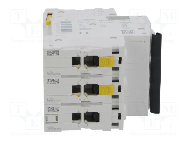 SCHNEIDER ELECTRIC Interruptor magnetotérmico iC60N 16A 3 polos B SCHNEIDER ELECTRIC Interruptor magnetotérmico iC60N 16A 3 polos B