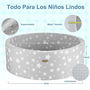 Ociotrends Piscina de Bolas para Niños con 100 Bolas 90x90x30 cm
