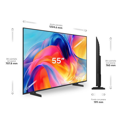 Samsung TV 55 pulgadas Mini LED M73H 4K Vision AI Smart TV 2026