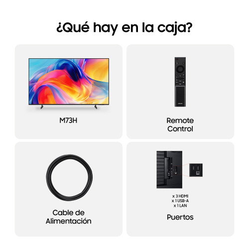 Samsung TV 55 pulgadas Mini LED M73H 4K Vision AI Smart TV 2026