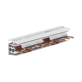 Hager Barra de fases KDN363M 3 polos Gabelanschluss 10mm² 63A 6 módulos