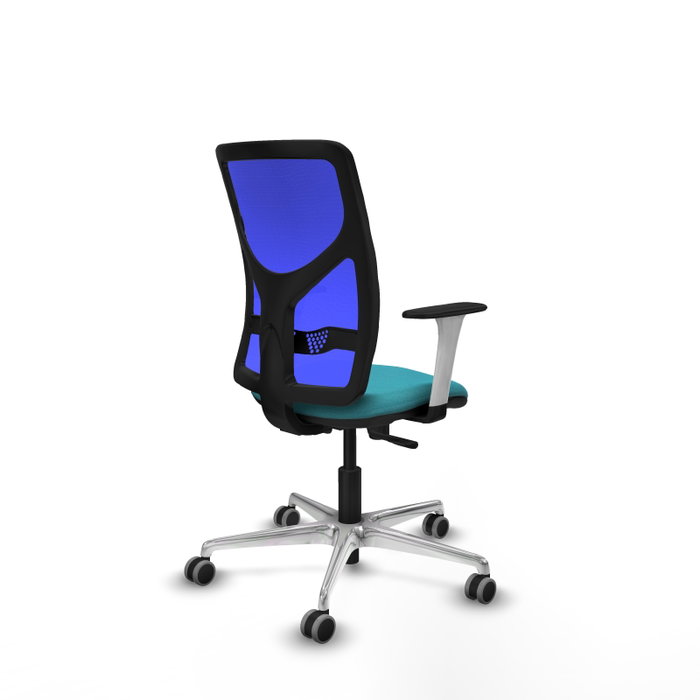 PIQUERAS Y CRESPO Silla de oficina Motilla con mecanismo Sincro, Turquesa y Azul PIQUERAS Y CRESPO Silla de oficina Motilla con mecanismo Sincro, Turquesa y Azul