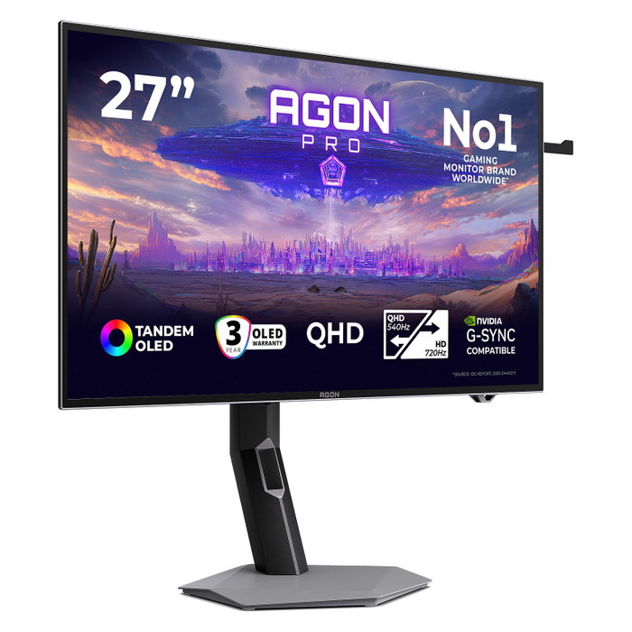 AOC AGON PRO AGP277QKDC OLED 26.5 QHD 720Hz Gris