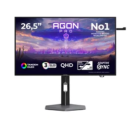 AOC AGON PRO AGP277QKDC Monitor Tandem W-OLED 26.5 pulg QHD 720 Hz Gris