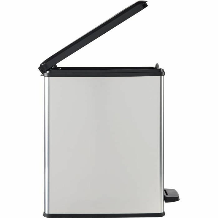 Curver Papelera Slim 25L Gris metalizado Curver Papelera Slim 25L Gris metalizado