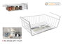 Confortime Cesta para Estante de Cocina Grey 40.5 cm (12 Unidades)