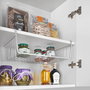 Confortime Cesta para Estante de Cocina Grey 40.5 cm (12 Unidades)
