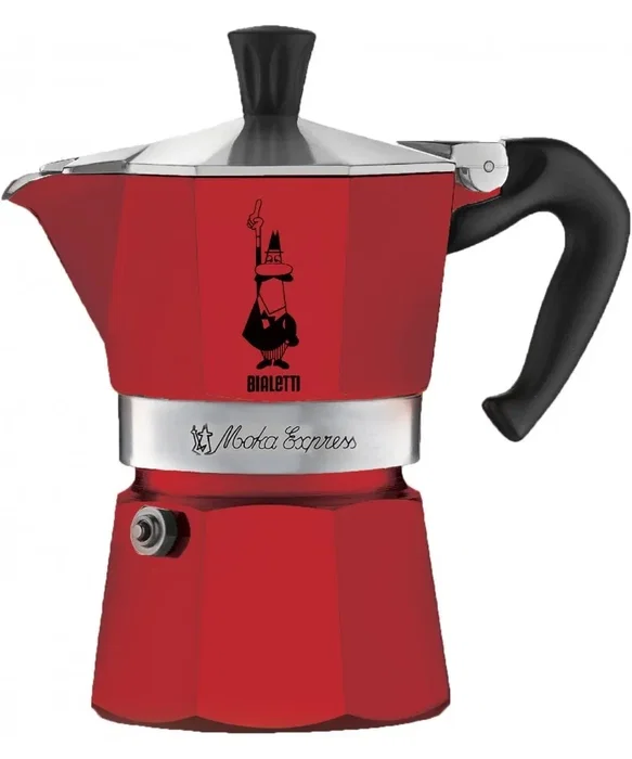 Bialetti Moka Express 6TZ Roja, 6 tazas