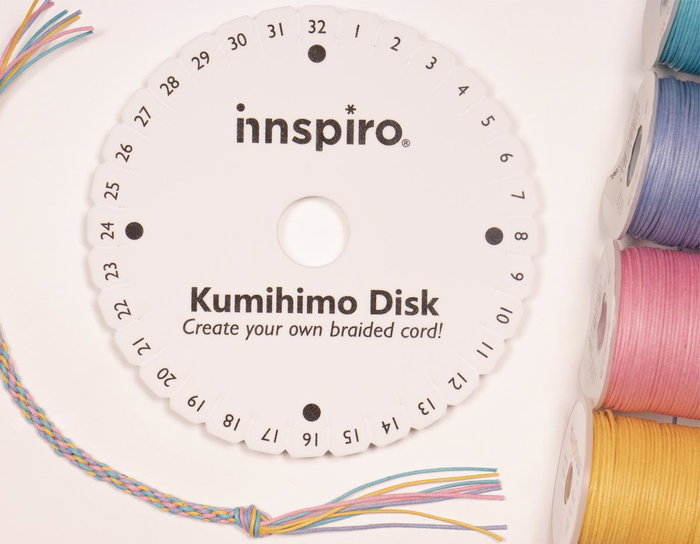 Innspiro Disco Kumihimo redondo de 10,8 cm Innspiro Disco Kumihimo redondo de 10,8 cm
