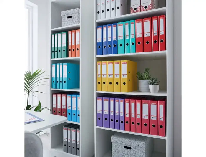 Esselte Archivador de palanca N1, Cartón Forrado, DIN A4, Lomo 75 mm, Color Azul