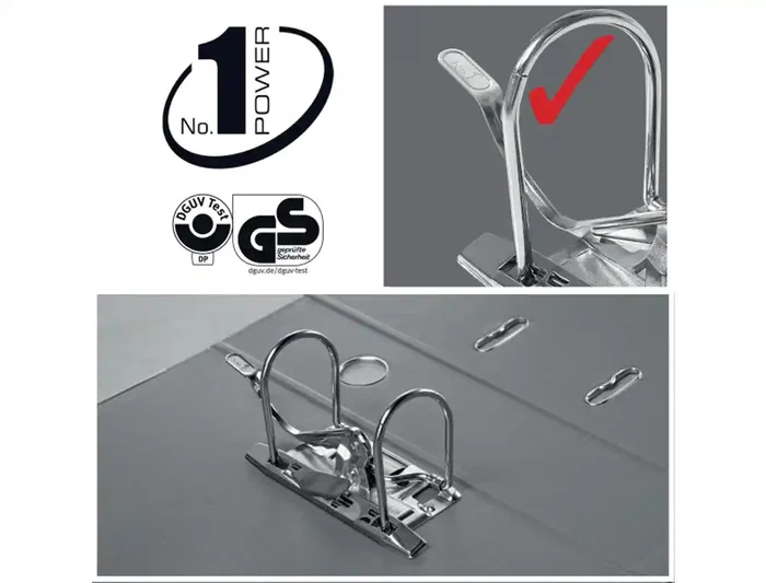 Esselte Archivador de palanca N1, Cartón Forrado, DIN A4, Lomo 75 mm, Color Azul