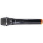 Lenco MCW-020BK Set de 2 Micrófonos Inalámbricos y Receptor Negro