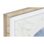 DKD Home Decor Cuadro Mediterraneo Azul Beige 2.5 x 60 x 45 cm (4 Unidades)