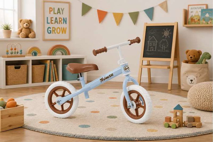 Toimsa Bicicleta sin Pedales 10" Azul Vintage (2-3 años)