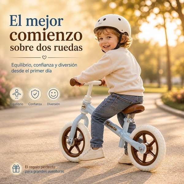 Toimsa Bicicleta sin Pedales 10" Azul Vintage (2-3 años)