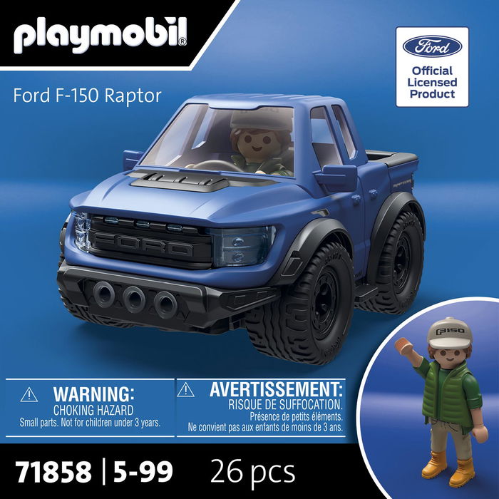 Playmobil Ford F-150 Raptor 71858 Camión Todoterreno para Niños +5 Años