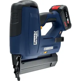 Rapid BNX50 Clavadora a Batería 18V para Madera 8/20-50mm con Maletín, Batería 2.5Ah y Cargador