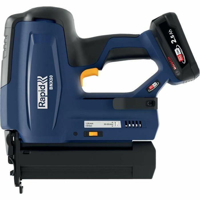 Rapid Clavadora a batería 18V BNX50 para 8/20-50mm con maletín, batería 2,5Ah y cargador