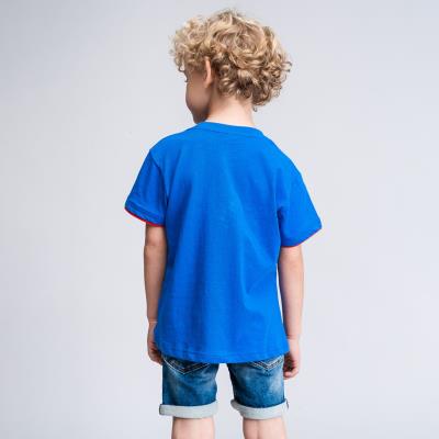 Camiseta Corta Single Jersey Punto Paw Patrol Azul 4 Años
