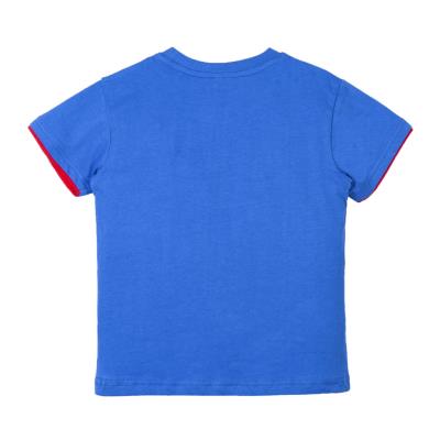 Camiseta Corta Single Jersey Punto Paw Patrol Azul 4 Años