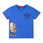 Camiseta Corta Single Jersey Punto Paw Patrol Azul 4 Años