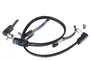 EBS DC1-18 90/0 Cable de Alimentación Plano Negro 18cm