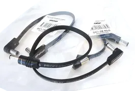 EBS DC1-18 90/0 Cable de Alimentación Plano Negro 18cm