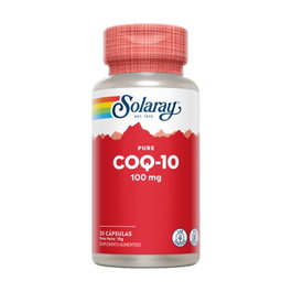 Solaray Coenzima Q10 100 mg 30 cápsulas Complemento Alimenticio Antioxidante