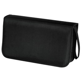 Hama Cartera para CDs/DVDs Nylon 80 Negro