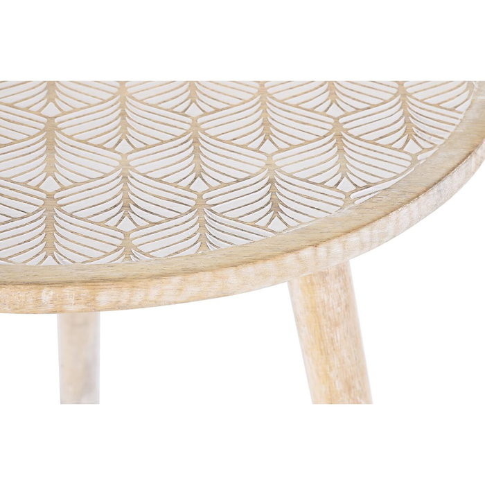 DKD Home Decor Mesita Auxiliar Mango Mandala PIKOH