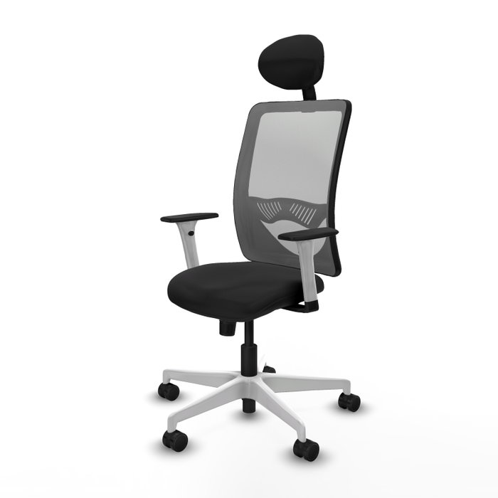 PIQUERAS Y CRESPO Silla de oficina Zulema con mecanismo Sincro, Negro y Gris PIQUERAS Y CRESPO Silla de oficina Zulema con mecanismo Sincro, Negro y Gris