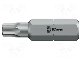 WERA Punta de destornillador Torx® T25H con protección 1/4 pulgada