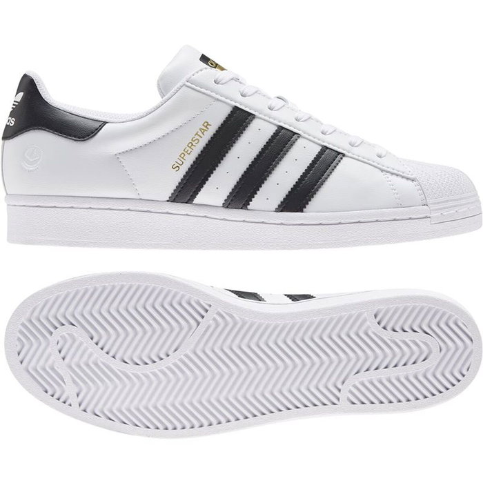 Zapatillas de Running para Adultos Adidas Superstar Vegan Blanco
