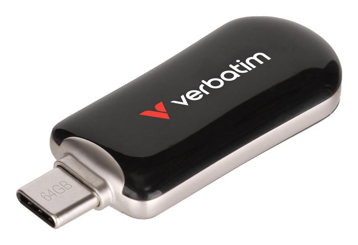 Verbatim Plectra USB-C Flash Drive 64GB Negro