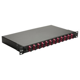 EQUIP Caja de empalme de fibra óptica 12-Port SC-Duplex OM4 1U