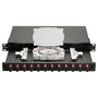 EQUIP Caja de empalme de fibra óptica 12-Port SC-Duplex OM4 1U