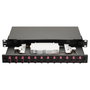 EQUIP Caja de empalme de fibra óptica 12-Port SC-Duplex OM4 1U