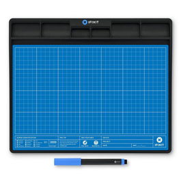 iFixit FixMat Magnetic Screw Mat con Superficie Dry-Erase para Proyectos y Organización de Tornillos