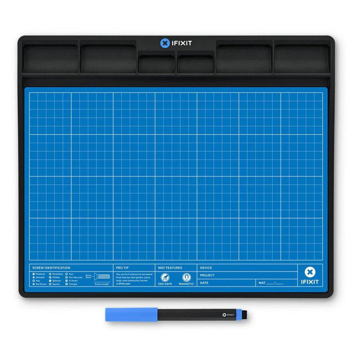 iFixit FixMat Magnetic Screw Mat con Superficie Dry-Erase para Proyectos y Organización de Tornillos iFixit FixMat Magnetic Screw Mat con Superficie Dry-Erase para Proyectos y Organización de Tornillos