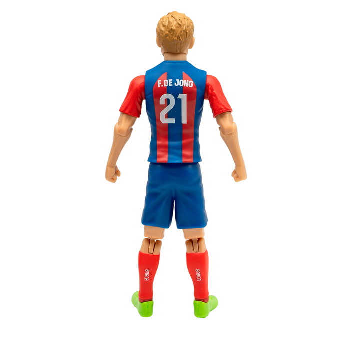 Banbo Toys Figura Coleccionable Articulada Frenkie de Jong FC Barcelona 20 cm 81041 - Figura de Acción PVC