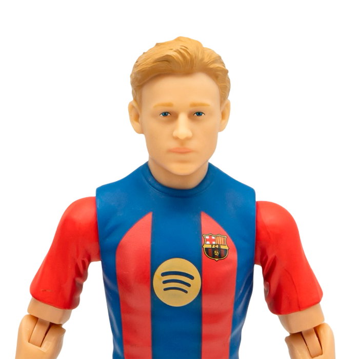 Banbo Toys Figura Coleccionable Articulada Frenkie de Jong FC Barcelona 20 cm 81041 - Figura de Acción PVC