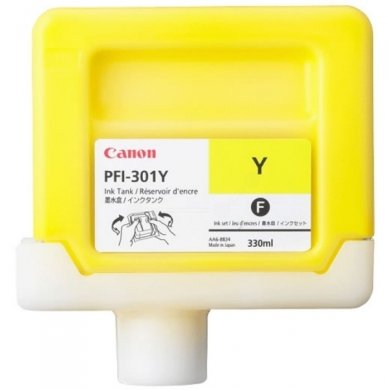 Canon PFI-301Y Cartucho de Tinta Amarilla Pigmentada 330 ml