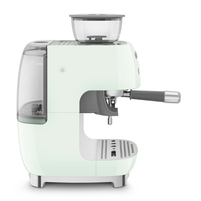 Smeg EGF03PGEU Cafetera espresso eléctrica manual estilo años 50, verde pastel Smeg EGF03PGEU Cafetera espresso eléctrica manual estilo años 50, verde pastel