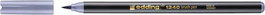 Rotulador Fibra Edding 1340 Brushpen Gris Plata (Set de 10)