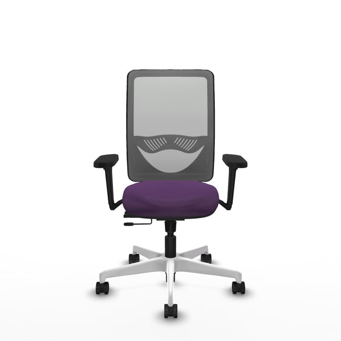 PIQUERAS Y CRESPO Silla de oficina Zulema con mecanismo Sincro/Traslack, Morado y Gris PIQUERAS Y CRESPO Silla de oficina Zulema con mecanismo Sincro/Traslack, Morado y Gris