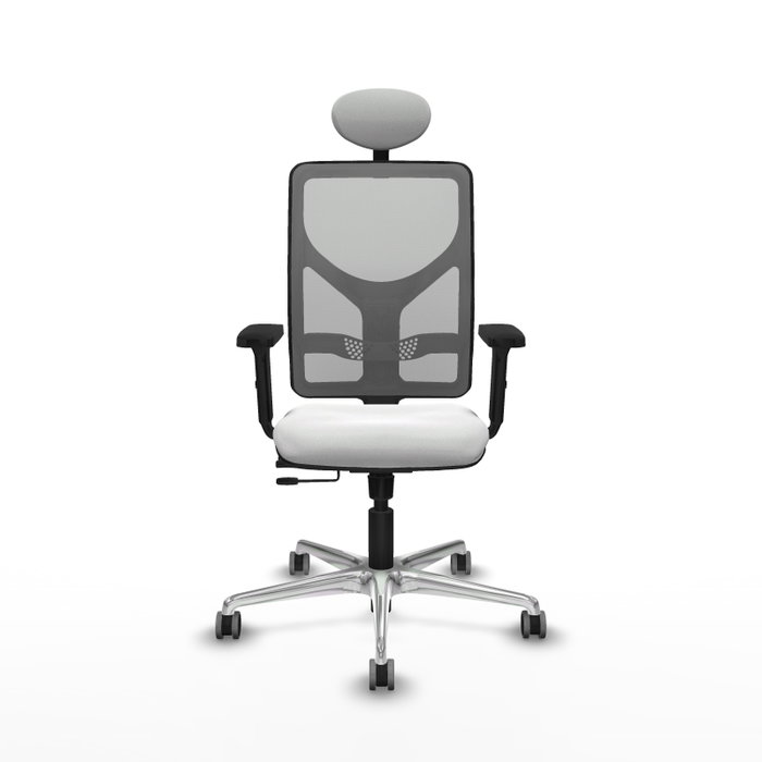 PIQUERAS Y CRESPO Silla de oficina Motilla con mecanismo Sincro/Traslack, Blanco y Gris PIQUERAS Y CRESPO Silla de oficina Motilla con mecanismo Sincro/Traslack, Blanco y Gris