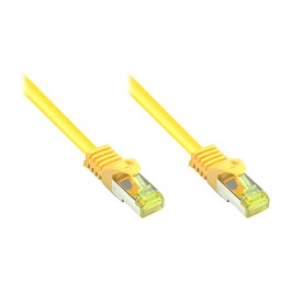 GoodConnections Cable de parcheo Cat.7 RJ45 0,5m Amarillo